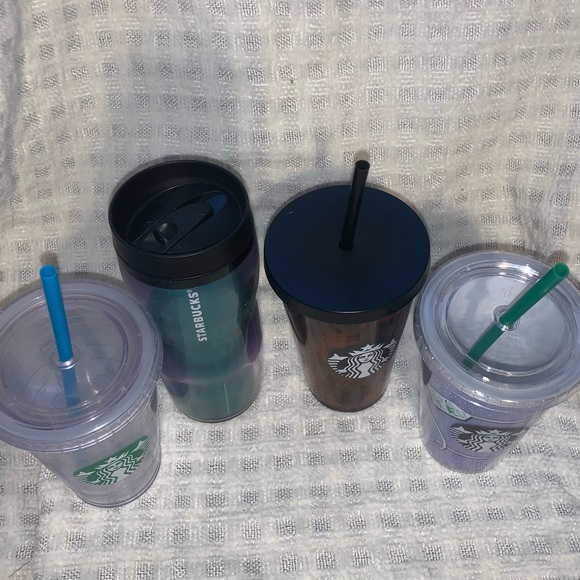 4 Starbucks 16oz. Tumblers